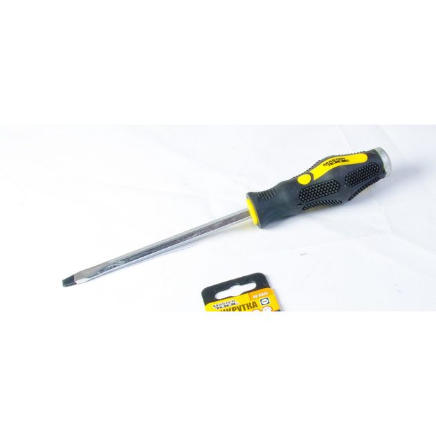 Отвёртка плоская MASTERTOOL SL8х150 мм ударная 49-5815, фото  | SNABZHENIE.com.ua