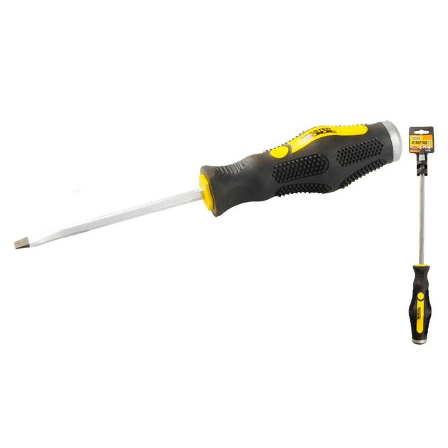 Отвёртка плоская MASTERTOOL SL5х75 мм ударная, фото  | SNABZHENIE.com.ua