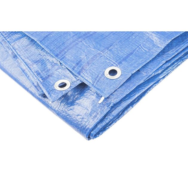 Тент MASTERTOOL 3х4 м 65 г/м² синій 79-9304, фото , зображення 2 | SNABZHENIE.com.ua Тент MASTERTOOL 3х4 м 65 г/м² синій 79-9304, фото , зображення 2 | SNABZHENIE.com.ua