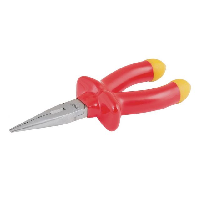 Щипці прямі діелектричні MASTERTOOL 160 мм хром-ванадій CrV6150 HRC 50~55 27-2160, фото  | SNABZHENIE.com.ua