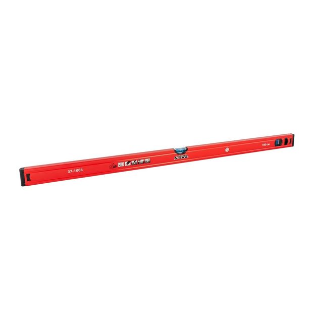 Уровень MASTERTOOL 100 см 2 капсулы 0.5 мм/м фрезерована поверхня 37-1003, фото  | SNABZHENIE.com.ua