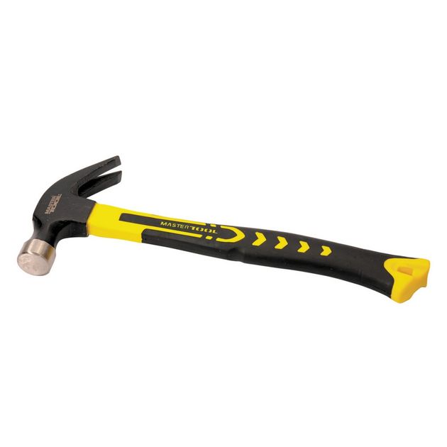 Молоток столярний MASTERTOOL 450 г з рукояткою з скловолокна 02-0704, фото  | SNABZHENIE.com.ua