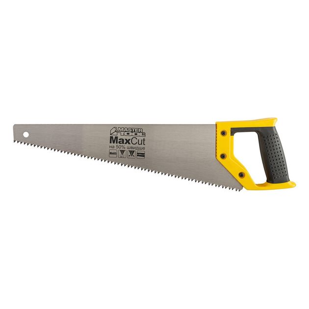 Ножівка столярна MASTERTOOL 400 мм 4TPI MAX CUT каленний зуб 2-D заточка полірування 14-2640, фото  | SNABZHENIE.com.ua
