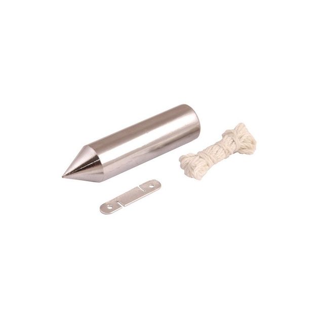 Отвіс будівельний MASTERTOOL циліндричний 300 г 30-0605, фото  | SNABZHENIE.com.ua