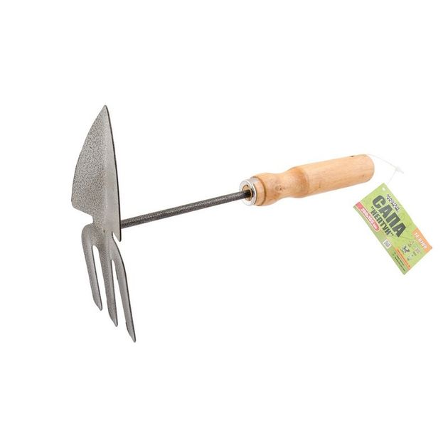 Тяпка MASTERTOOL Нептун с дерев. ручкой 260х155 мм 14-6189, фото  | SNABZHENIE.com.ua