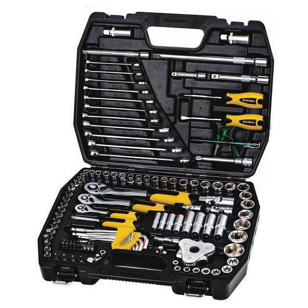 Набор ключей и насадок MASTERTOOL PROFI 121 шт в кейсе 78-5121, фото  | SNABZHENIE.com.ua
