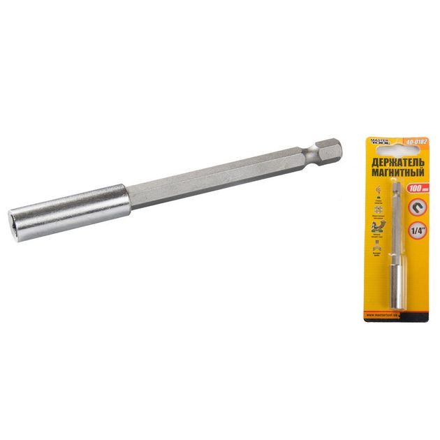 Магнитный держатель MASTERTOOL, 100 мм, артикул 40-0182, фото  | SNABZHENIE.com.ua