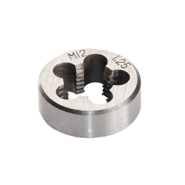 Плашка для нарізання різьби MASTERTOOL M12х1.25 мм 15-0124, фото  | SNABZHENIE.com.ua
