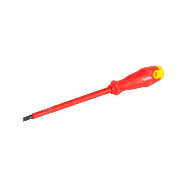 Отвёртка диэлектрическая плоская MASTERTOOL SL6.5х150 мм 1000 В, фото  | SNABZHENIE.com.ua