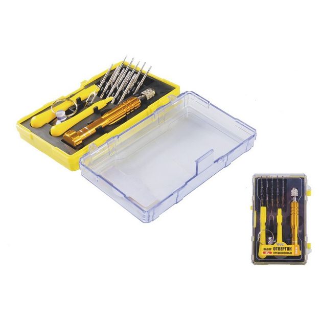 Набор отверток MASTERTOOL 15 эл точные 40-0163, фото  | SNABZHENIE.com.ua