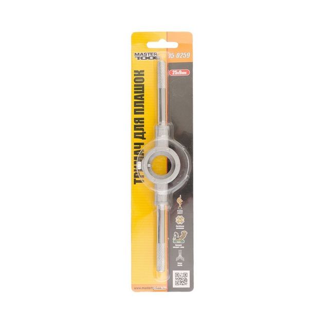 Держатель для плашек MASTERTOOL 25х9 мм, фото , изображение 2 | SNABZHENIE.com.ua Держатель для плашек MASTERTOOL 25х9 мм, фото , изображение 2 | SNABZHENIE.com.ua