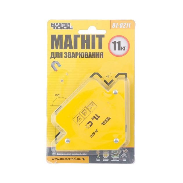 Магнит для сварки MASTERTOOL 11 кг 45°/90°/135°, фото , изображение 3 | SNABZHENIE.com.ua Магнит для сварки MASTERTOOL 11 кг 45°/90°/135°, фото , изображение 3 | SNABZHENIE.com.ua