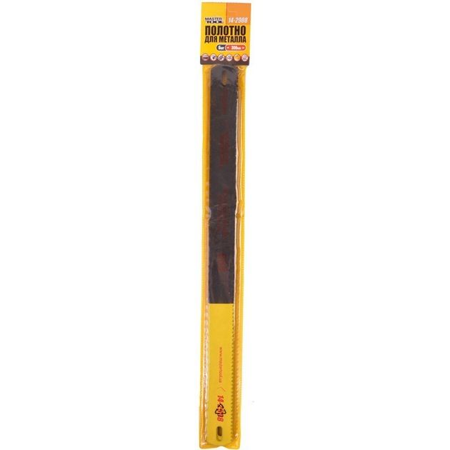 Полотно MASTERTOOL двухстороннее C60 300х25х0.6 мм 6 шт 14-2908, фото , изображение 4 | SNABZHENIE.com.ua Полотно MASTERTOOL двухстороннее C60 300х25х0.6 мм 6 шт 14-2908, фото , изображение 4 | SNABZHENIE.com.ua