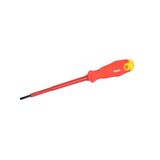 Отвёртка плоская диэлектрическая MASTERTOOL 1000 В 3х100 мм, фото  | SNABZHENIE.com.ua