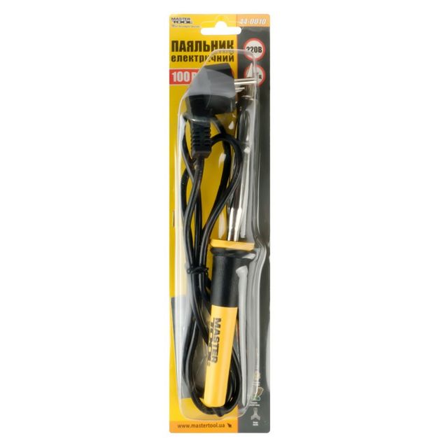 Электрический паяльник MASTERTOOL 100 Вт 44-0010, фото , изображение 2 | SNABZHENIE.com.ua Электрический паяльник MASTERTOOL 100 Вт 44-0010, фото , изображение 2 | SNABZHENIE.com.ua