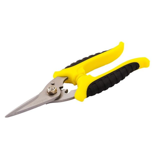 Ножницы MASTERTOOL 180 мм нержавеющие для электрика 75-2230, фото  | SNABZHENIE.com.ua