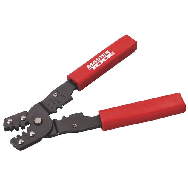 Кліщі для обжиму контактів MASTERTOOL 180 мм 75-2256, фото  | SNABZHENIE.com.ua