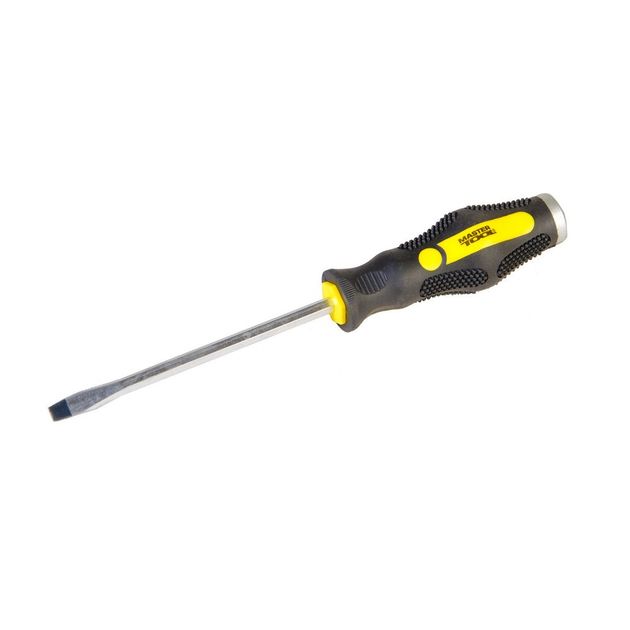 Отвёртка плоская MASTERTOOL SL6x125 мм ударная 49-5612, фото  | SNABZHENIE.com.ua