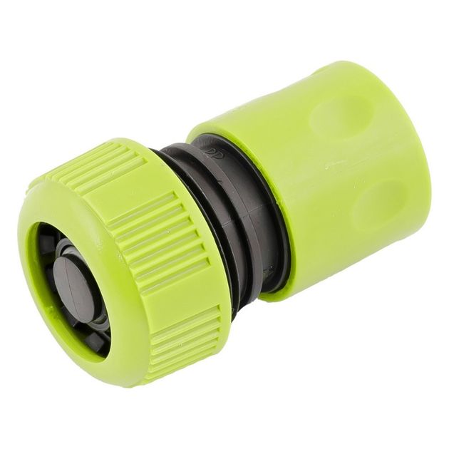 Коннектор MASTERTOOL 3/4" с клапаном STOP 92-9316, фото  | SNABZHENIE.com.ua