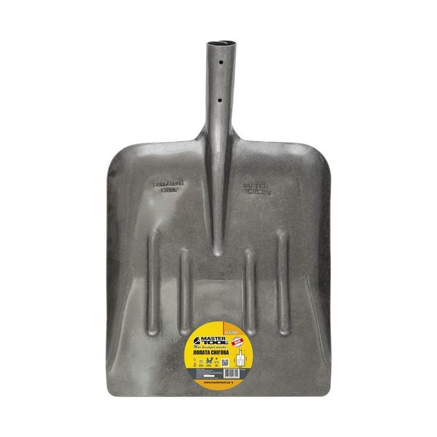 Снеговая/зерновая лопата MASTERTOOL 330x390x570 мм, 1.4 кг, фото  | SNABZHENIE.com.ua