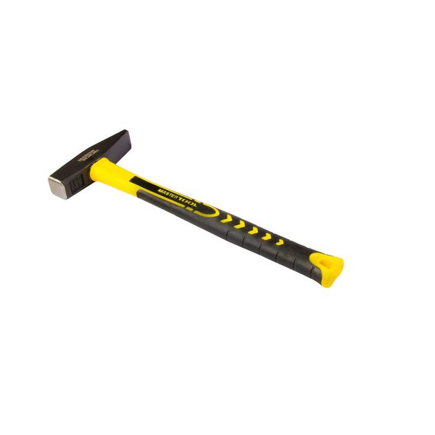 Молоток слесарний MASTERTOOL 400 г рукоятка з скловолокна 02-0804, фото  | SNABZHENIE.com.ua