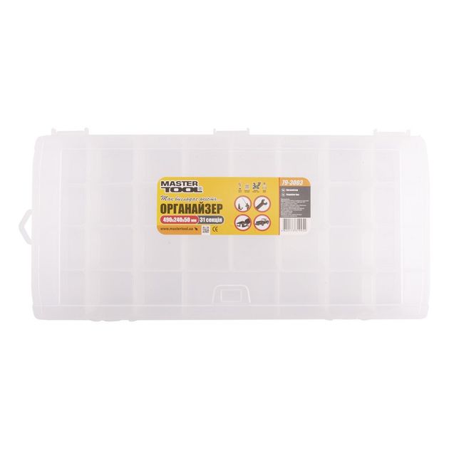 Органайзер MASTERTOOL 31 секция 79-3003 (490х240х50 мм), фото  | SNABZHENIE.com.ua