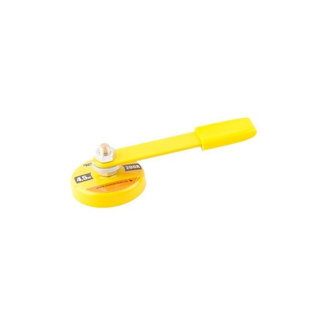 Зажим маси магнітний MASTERTOOL 4.5 кг діаметр 50 мм 200 А 81-0192, фото  | SNABZHENIE.com.ua