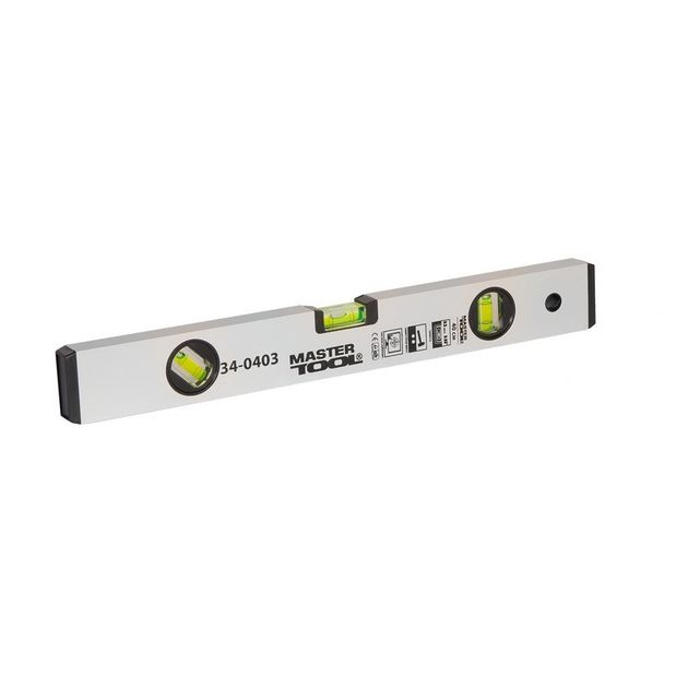 Уровень усиленный MASTERTOOL 40 см 3 капсулы 34-0403, фото  | SNABZHENIE.com.ua
