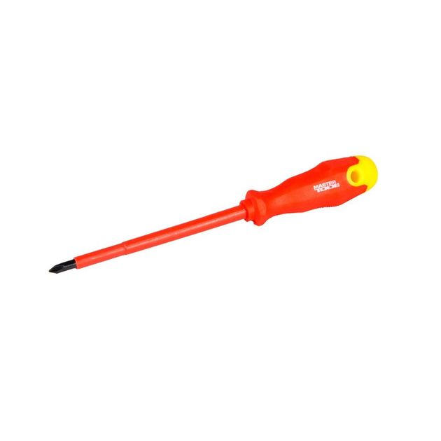 Отвёртка диэлектрическая MASTERTOOL PH2х125 мм 1000 В 47-0212, фото  | SNABZHENIE.com.ua
