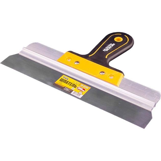 Шпатель MASTERTOOL AL-PROFI 300х35 мм с TPR ручкой 19-5230, фото  | SNABZHENIE.com.ua