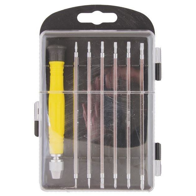 Отвірка прецизійна MASTERTOOL в кейсі + 6 двосторонніх насадок 40-0164, фото , зображення 2 | SNABZHENIE.com.ua Отвірка прецизійна MASTERTOOL в кейсі + 6 двосторонніх насадок 40-0164, фото , зображення 2 | SNABZHENIE.com.ua