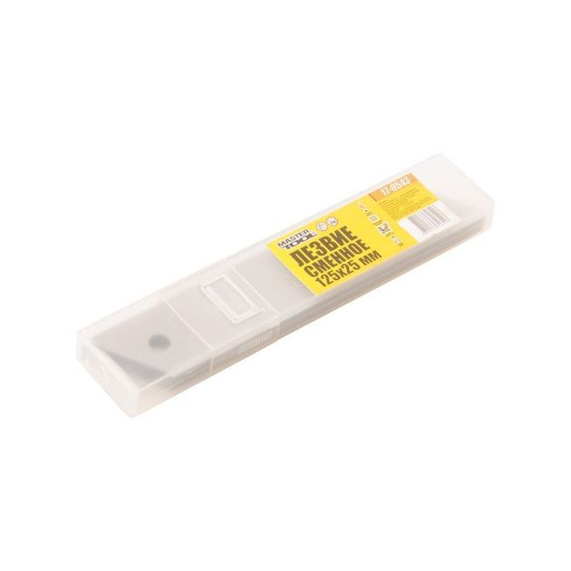 Лезвие MASTERTOOL 25 мм, 6 сегментов, 10 шт, артикул 17-0543, фото , изображение 2 | SNABZHENIE.com.ua Лезвие MASTERTOOL 25 мм, 6 сегментов, 10 шт, артикул 17-0543, фото , изображение 2 | SNABZHENIE.com.ua