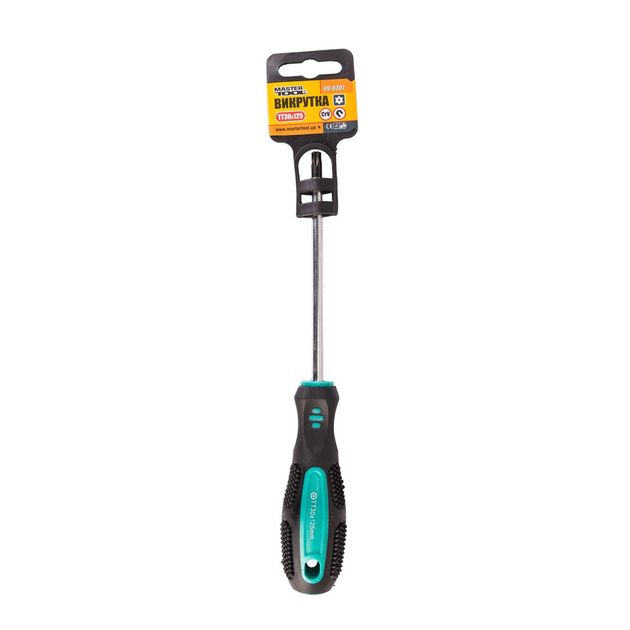 Отвёртка MASTERTOOL TORX TT30 125 мм 49-0301, фото , изображение 2 | SNABZHENIE.com.ua Отвёртка MASTERTOOL TORX TT30 125 мм 49-0301, фото , изображение 2 | SNABZHENIE.com.ua