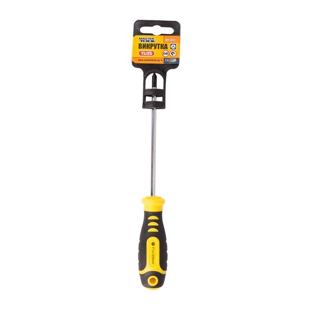 Отвёртка трёхлучевая MASTERTOOL MERCEDES Y1, 125 мм, 49-1112, фото , изображение 2 | SNABZHENIE.com.ua