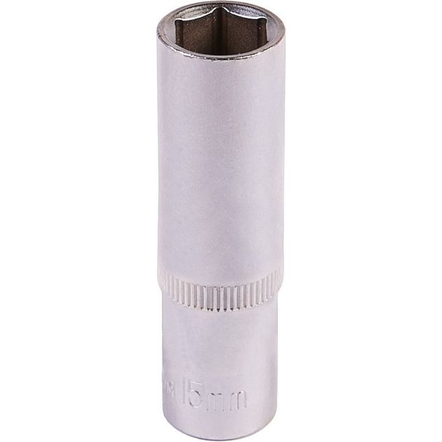 Насадка удлиненная 6-гранная MASTERTOOL 1/2" 15 мм CRV 78-0515, фото  | SNABZHENIE.com.ua