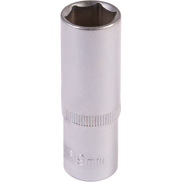 Торцевая насадка MASTERTOOL 1/2", 19 мм, 6-гранная, удлиненная, фото  | SNABZHENIE.com.ua
