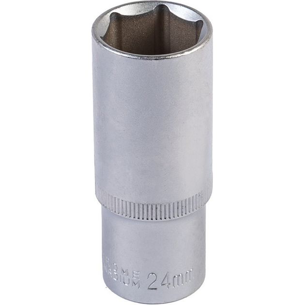 Насадка удлиненная 6-гранная MASTERTOOL 1/2" 24 мм CRV 78-0524, фото  | SNABZHENIE.com.ua
