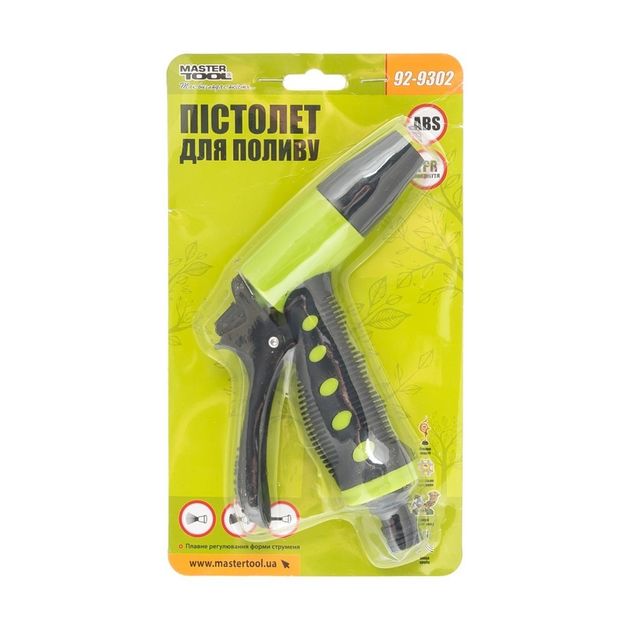 Пістолет для поливу MASTERTOOL 1/2 TPR покриття регулювання потоку води 92-9302, фото , зображення 5 | SNABZHENIE.com.ua Пістолет для поливу MASTERTOOL 1/2 TPR покриття регулювання потоку води 92-9302, фото , зображення 5 | SNABZHENIE.com.ua
