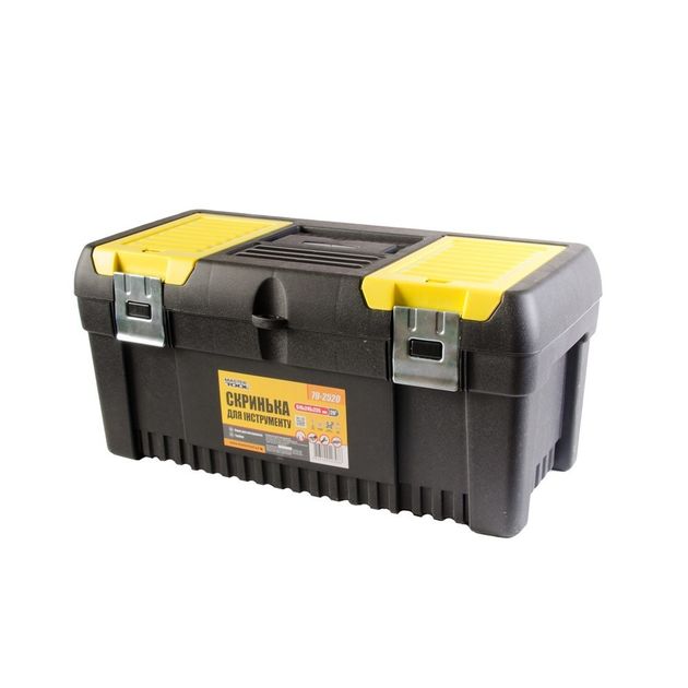 Ящик для инструмента MASTERTOOL 20 с металлическими замками 79-2520, фото  | SNABZHENIE.com.ua