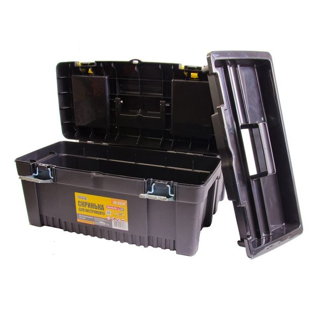 Ящик для инструмента MASTERTOOL 20 с металлическими замками 79-2520, фото , изображение 3 | SNABZHENIE.com.ua Ящик для инструмента MASTERTOOL 20 с металлическими замками 79-2520, фото , изображение 3 | SNABZHENIE.com.ua