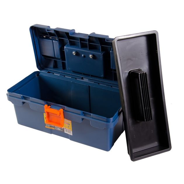 Ящик для інструмента MASTERTOOL 14 (345х170х150 мм) пластикові замки 79-2614, фото , зображення 3 | SNABZHENIE.com.ua