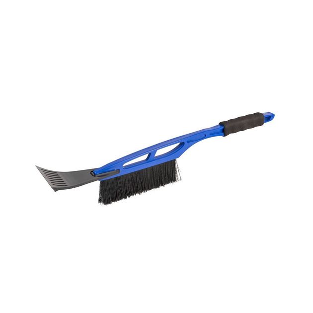 Щетка автомобильная MASTERTOOL со скребком 175х10 мм L 520 мм синяя, фото  | SNABZHENIE.com.ua