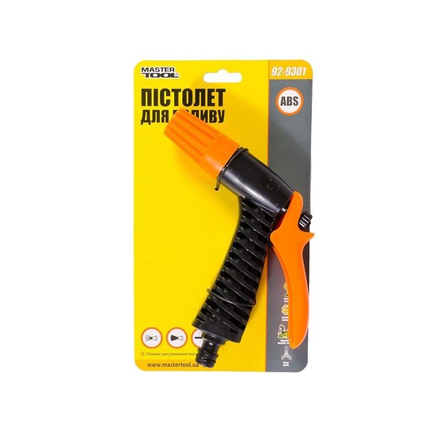 Пістолет для поливу MASTERTOOL 1/2 з регулюванням потоку води 92-9301, фото , зображення 5 | SNABZHENIE.com.ua Пістолет для поливу MASTERTOOL 1/2 з регулюванням потоку води 92-9301, фото , зображення 5 | SNABZHENIE.com.ua