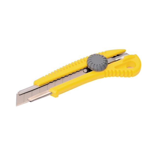 Нож MASTERTOOL 18 мм, ABS, с металлической направляющей, 17-0328, фото  | SNABZHENIE.com.ua