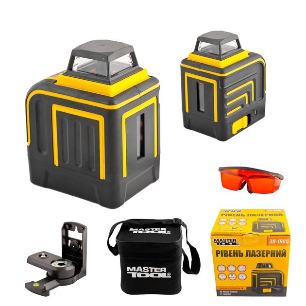 Лазерный уровень MASTERTOOL H360+V, 2 головки, 10 м, 0.2 мм/м, сумка, фото , изображение 6 | SNABZHENIE.com.ua Лазерный уровень MASTERTOOL H360+V, 2 головки, 10 м, 0.2 мм/м, сумка, фото , изображение 6 | SNABZHENIE.com.ua