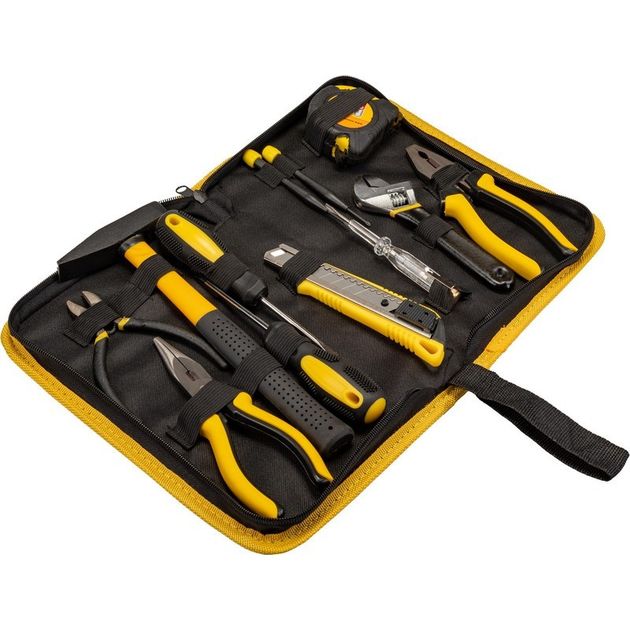 Набор инструментов MASTERTOOL Умелец, 12 предметов 78-0312, фото  | SNABZHENIE.com.ua