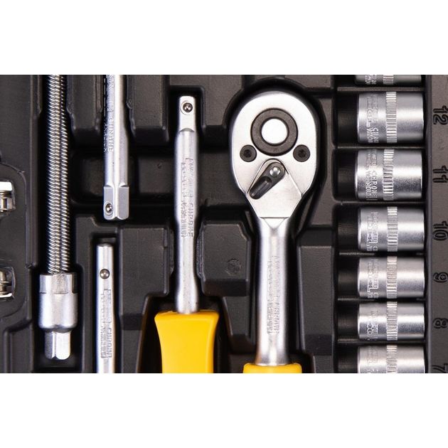 Набір насадок торцевих MASTERTOOL CrV 1/4 4-14 мм трещотка 72Т 46 шт кейс 78-2047, фото , зображення 4 | SNABZHENIE.com.ua Набір насадок торцевих MASTERTOOL CrV 1/4 4-14 мм трещотка 72Т 46 шт кейс 78-2047, фото , зображення 4 | SNABZHENIE.com.ua