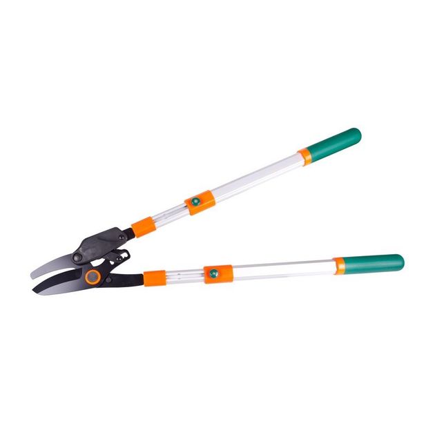 Сучкоріз MASTERTOOL з храповим механізмом, телескопічні ручки 700-1030 мм, тефлон, АЛ, ручки наковальня 14-6126, фото  | SNABZHENIE.com.ua