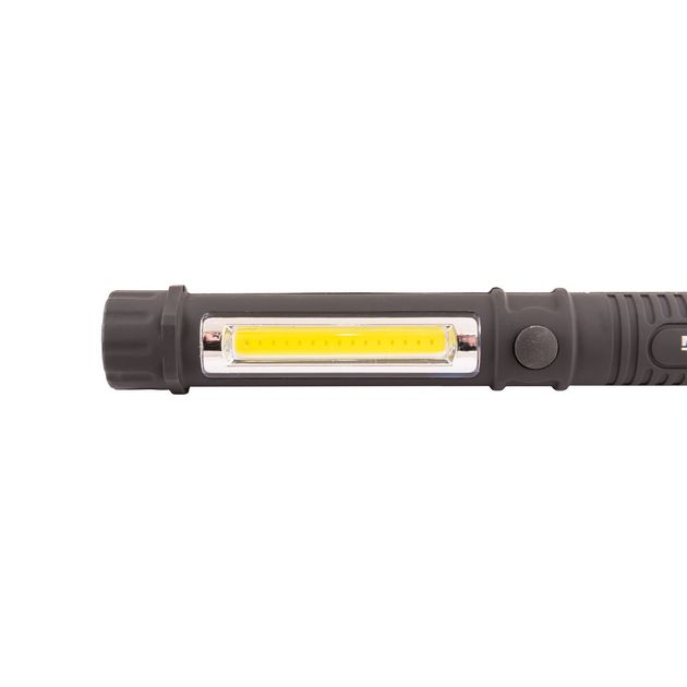 Фонарик магнітний MASTERTOOL 168х24 мм LED+COB LED 3xAAA ABS 94-0806, фото , зображення 7 | SNABZHENIE.com.ua Фонарик магнітний MASTERTOOL 168х24 мм LED+COB LED 3xAAA ABS 94-0806, фото , зображення 7 | SNABZHENIE.com.ua