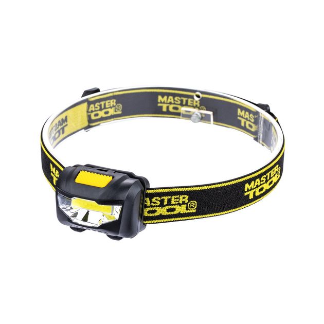 Фонарь налобный MASTERTOOL 3 режима COB LED 3xAAA 94-0811, фото  | SNABZHENIE.com.ua